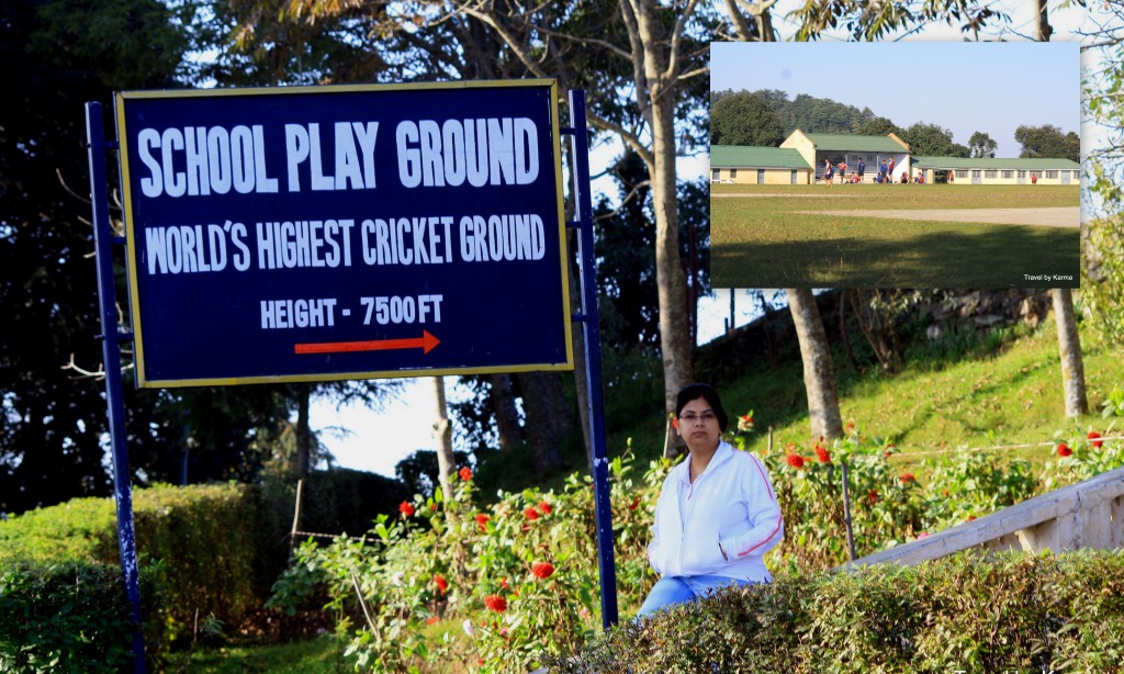 World's highest cricket ground. Now that's what we call as "Cricket Craziness"