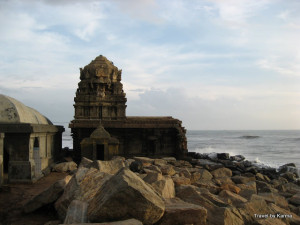 The oldest structure in Tranquebar, a Shiva Temple by the shore