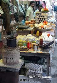 Egg stand - Street food of Kolkata