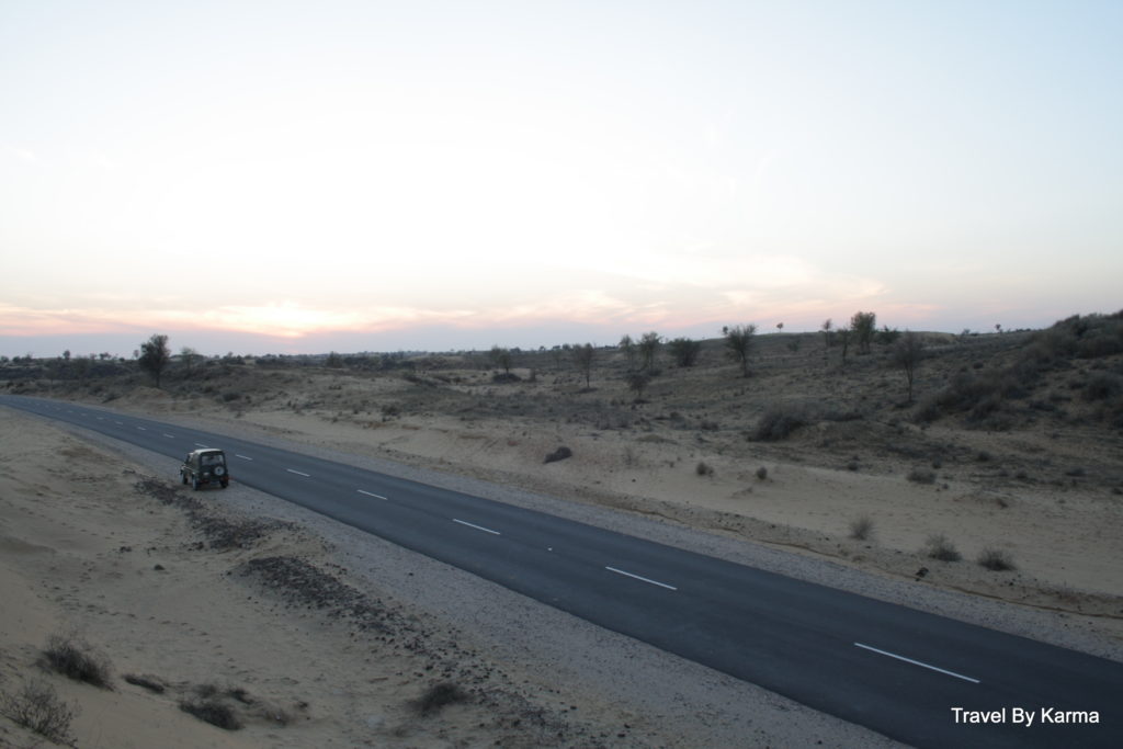 The desert roads