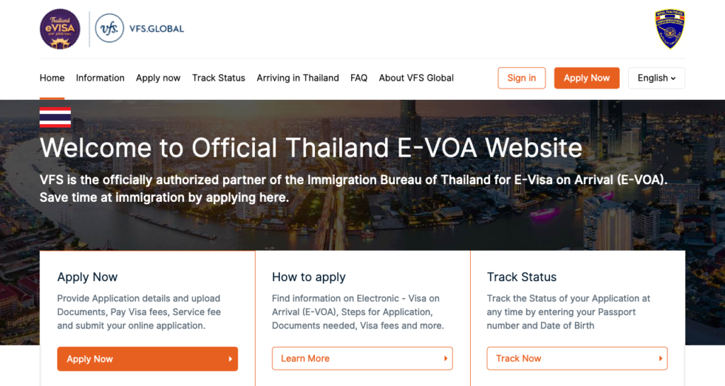 visa-on-arrival-thailand-website